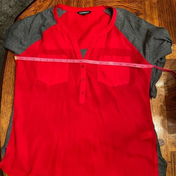 Express red and gray top size L - Picture 6 of 9